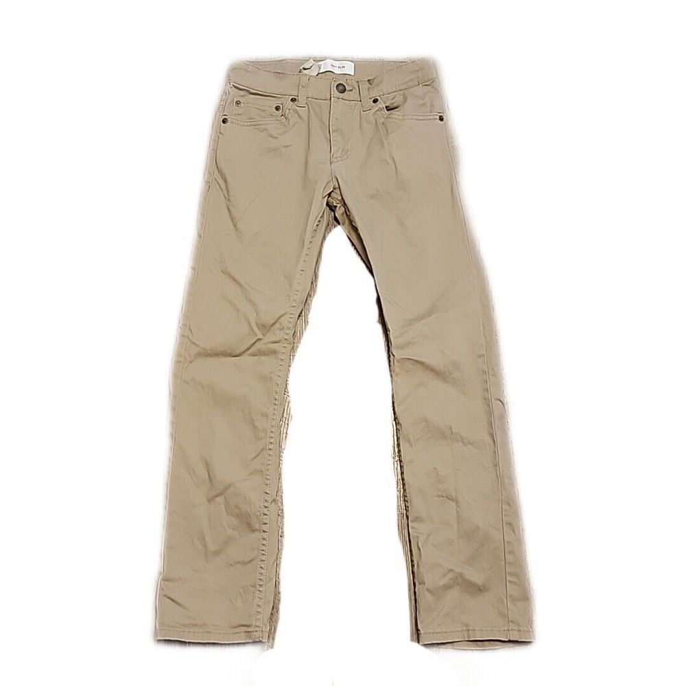 Levi's 511 Slim Adjustable Waist Brown Pants Sz 12R 26W x 26L
